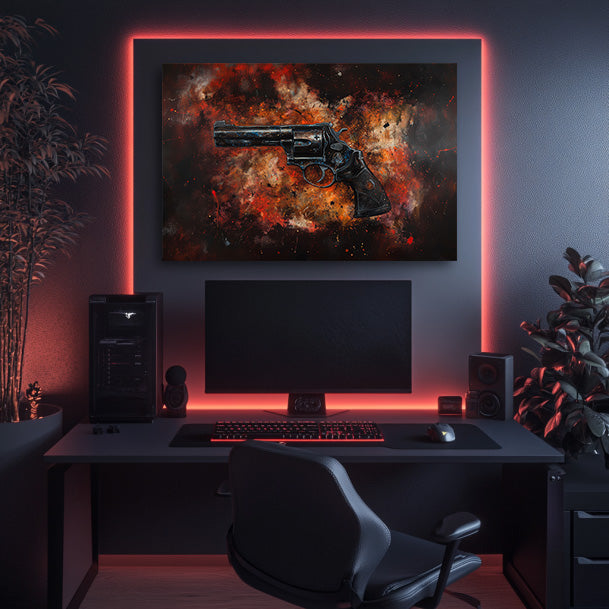Old Reliable Revolver  Wall Art