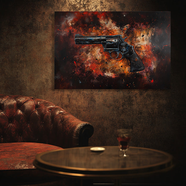 Old Reliable Revolver  Wall Art