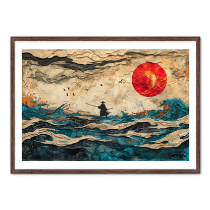 On Waves I Stand  Wall Art