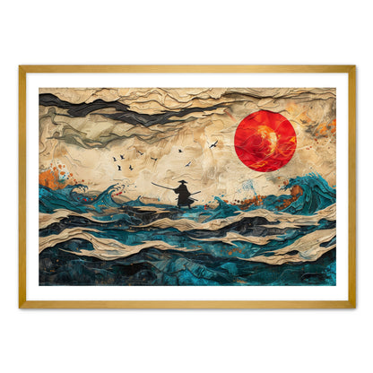 On Waves I Stand  Wall Art