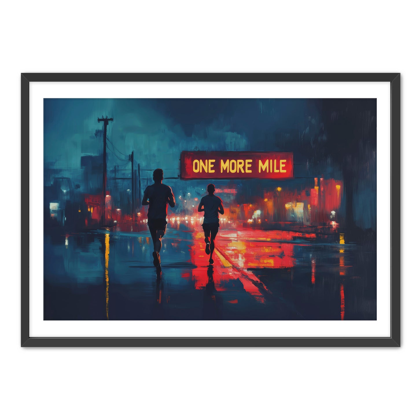 One More Mile  Wall Art