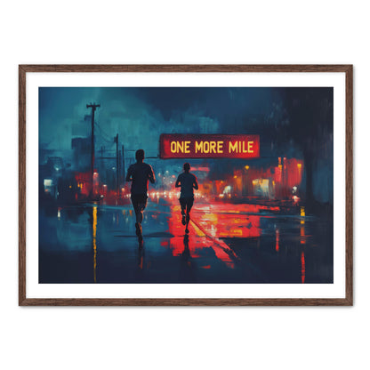 One More Mile  Wall Art