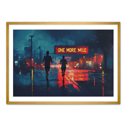 One More Mile  Wall Art