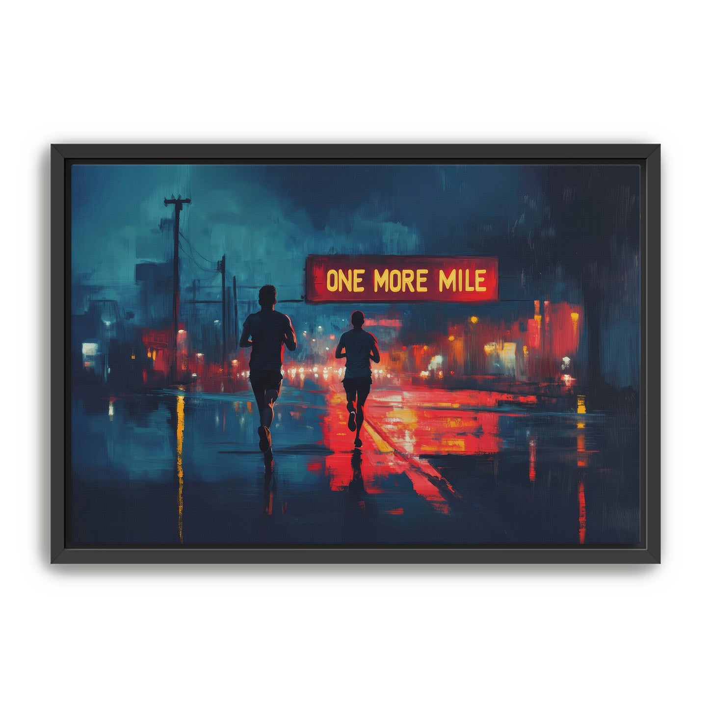 One More Mile  Wall Art