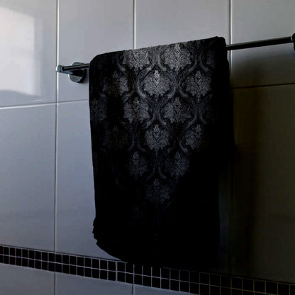 Ornate Dark Pattern Hand Towel