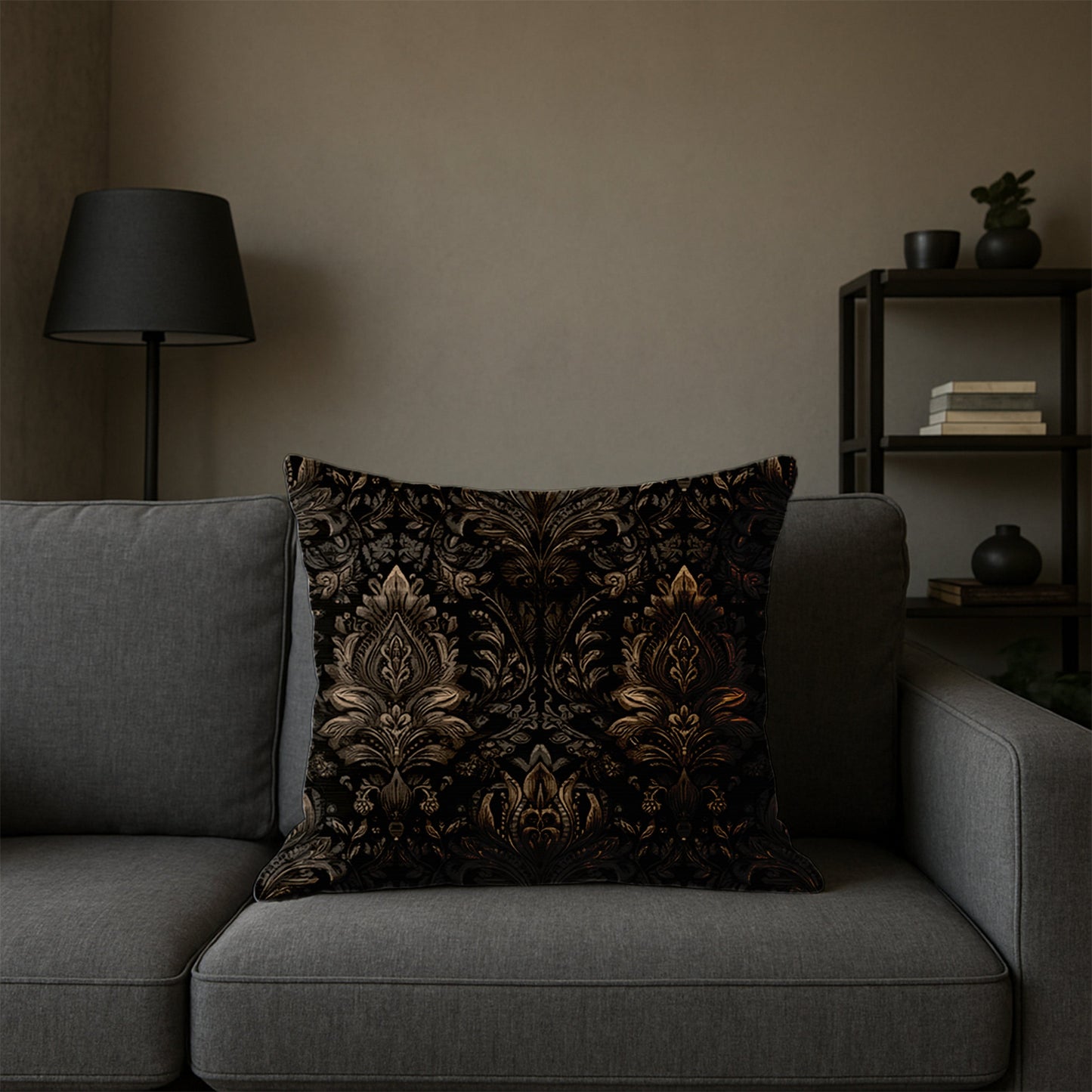 Ornate Floral Patterns Pillow