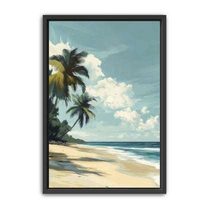 Palm and Sand  Wall Art