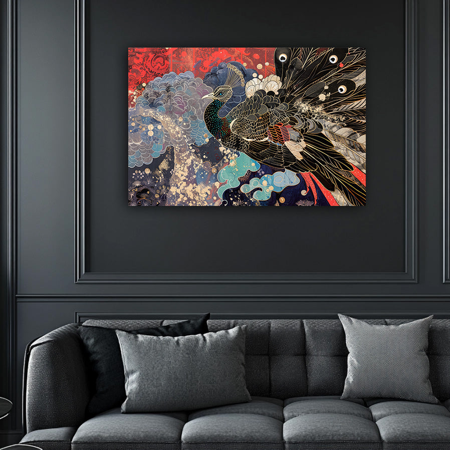 Peacock King  Wall Art