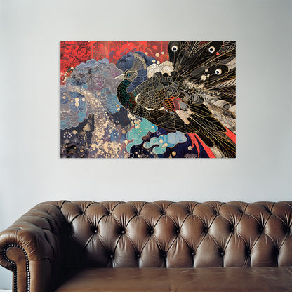 Peacock King  Wall Art