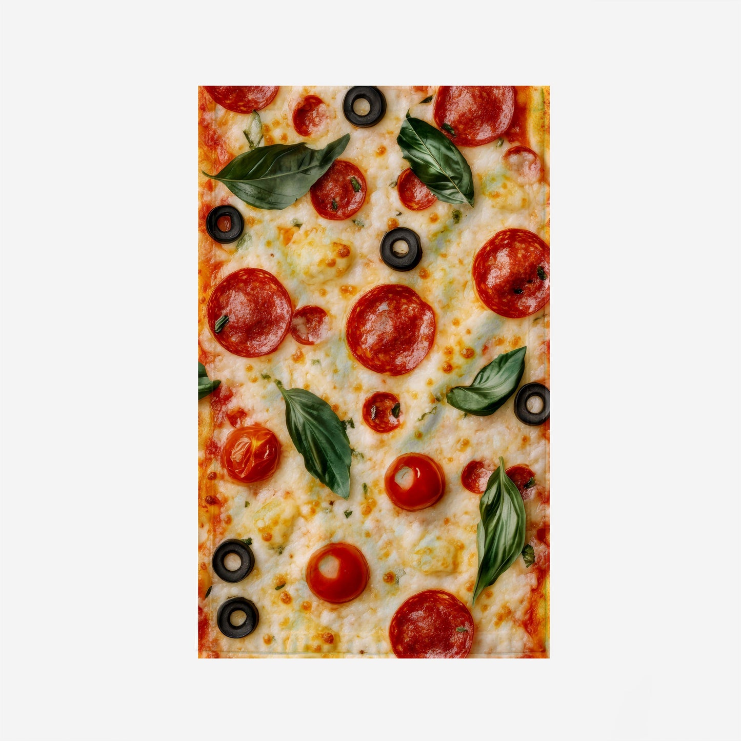 Pepperoni Pizza Delight Kitchen Towel