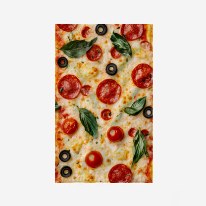 Pepperoni Pizza Delight Kitchen Towel
