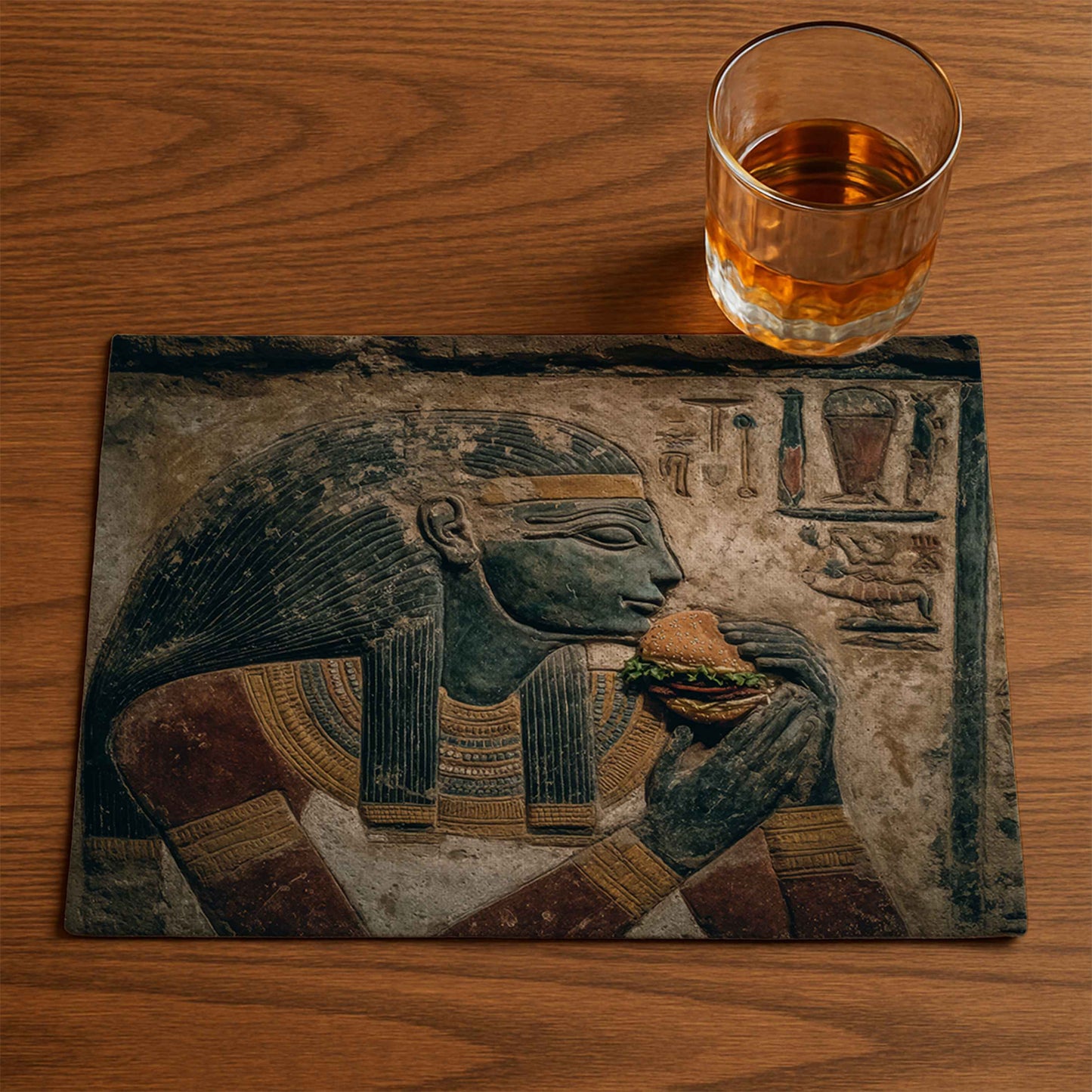 Pharoh And Burger Placemat