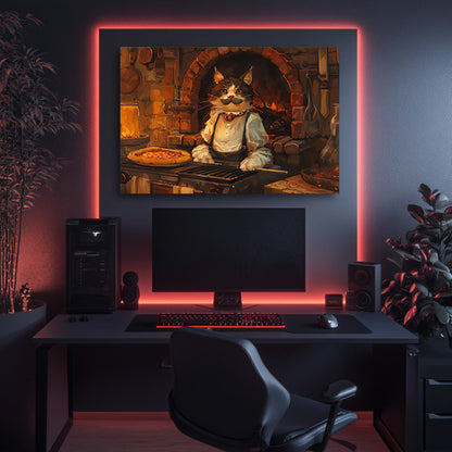 Pizza and Paws  Wall Art