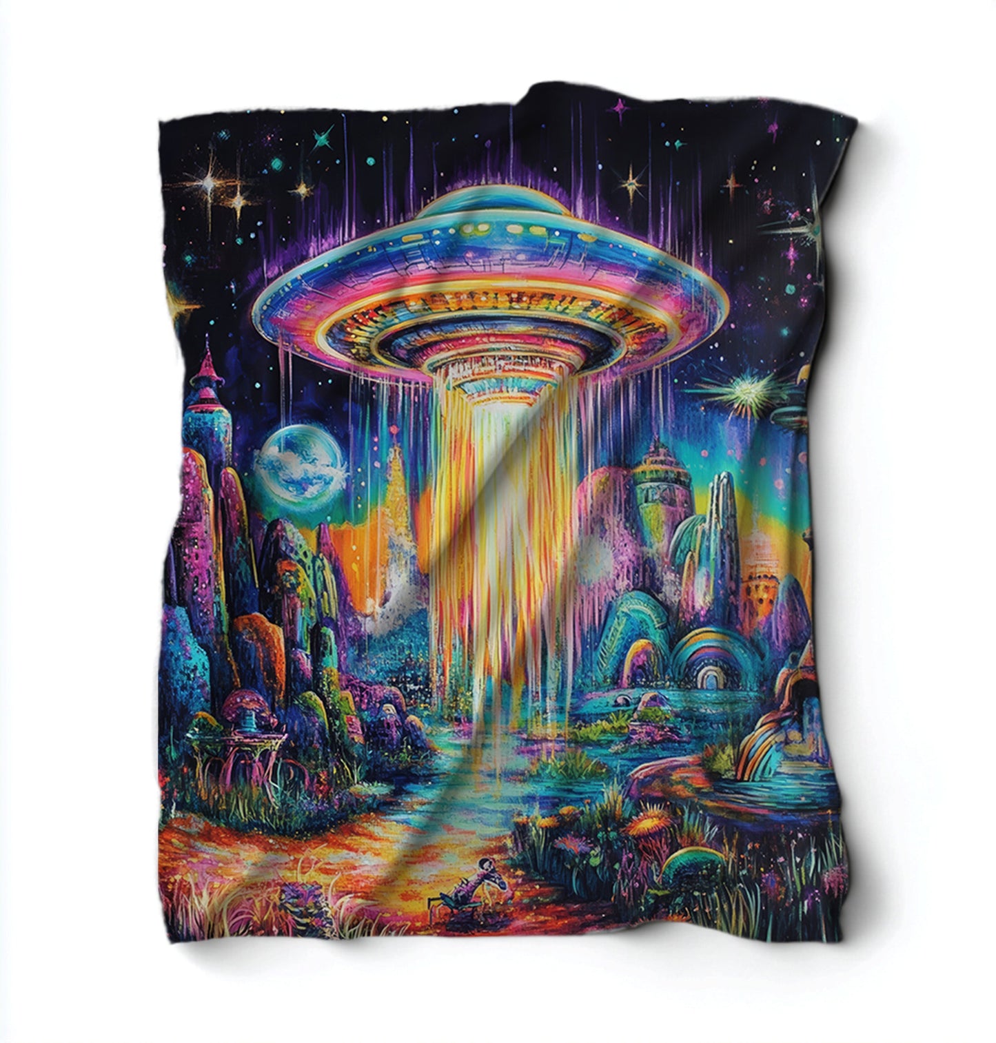 Psychadelic Ufo Blanket