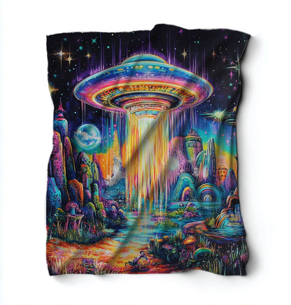 Psychadelic Ufo Blanket