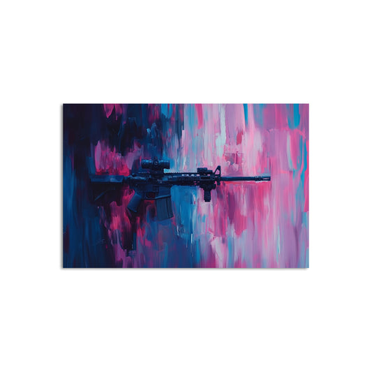 Purple and Trigger  Wall Art
