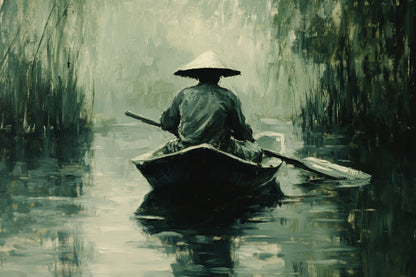 Quiet Fisherman  Wall Art