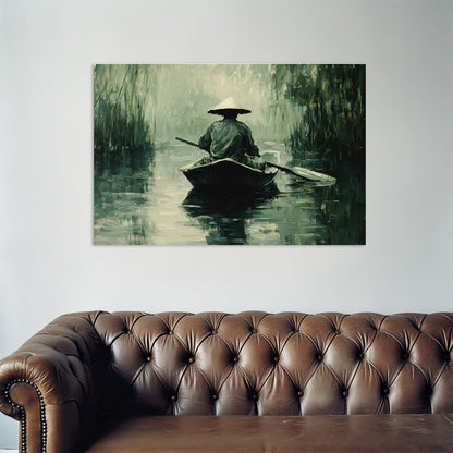 Quiet Fisherman  Wall Art