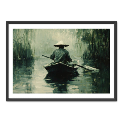 Quiet Fisherman  Wall Art