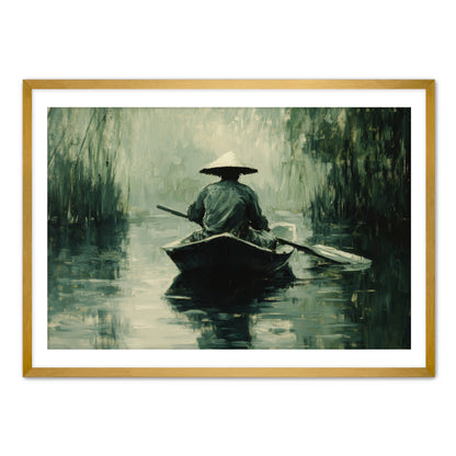 Quiet Fisherman  Wall Art