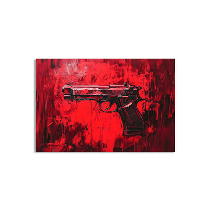 Red Pistol  Wall Art