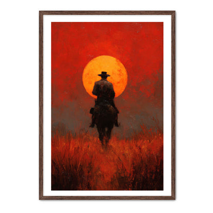Red Dead Cowboy Wall Art