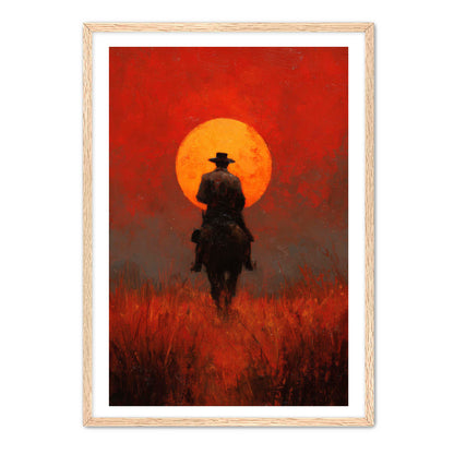 Red Dead Cowboy Wall Art