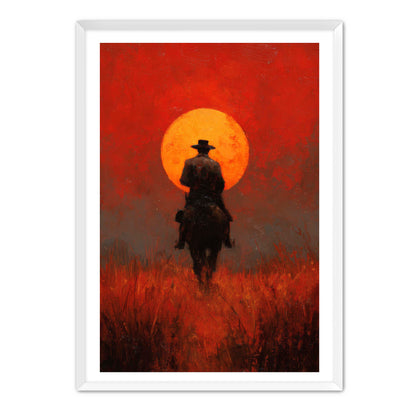 Red Dead Cowboy Wall Art