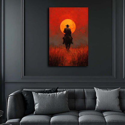 Red Dead Cowboy Wall Art