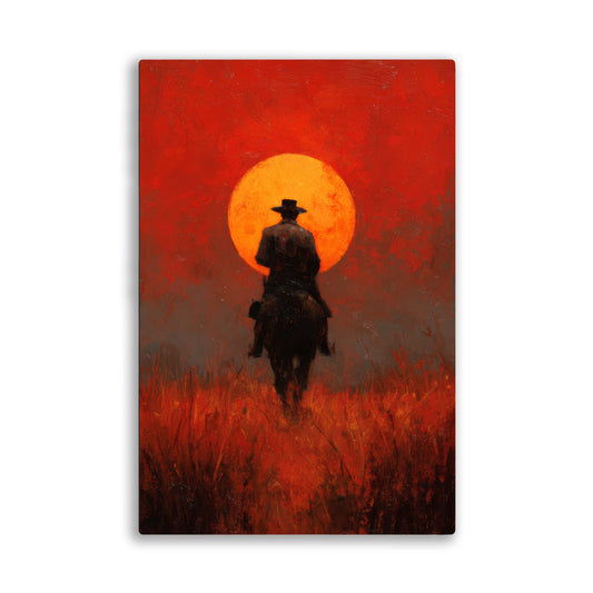 Red Dead Cowboy Wall Art