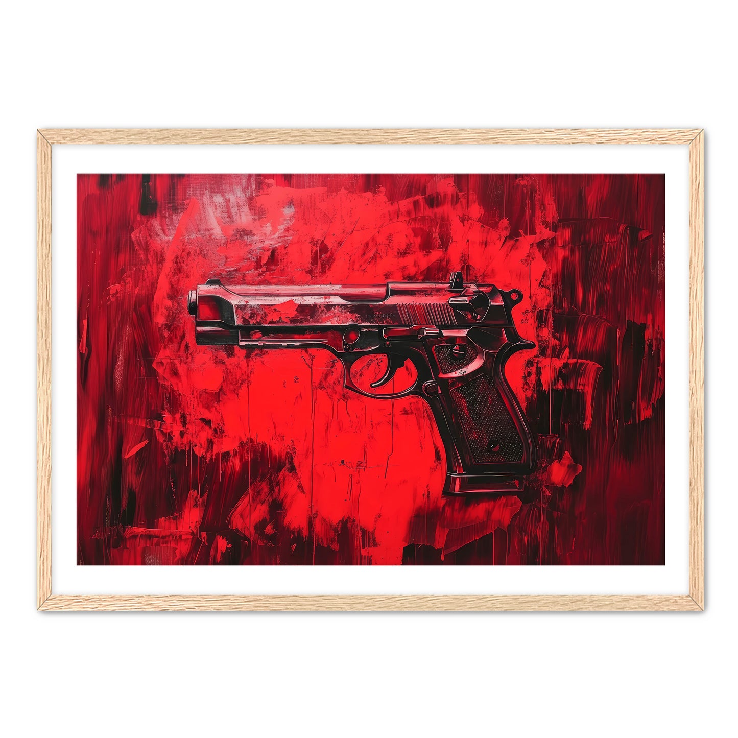 Red Pistol  Wall Art