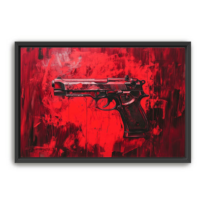 Red Pistol  Wall Art