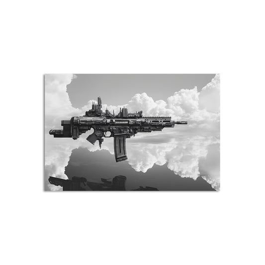 Reflect and Gun  Wall Art