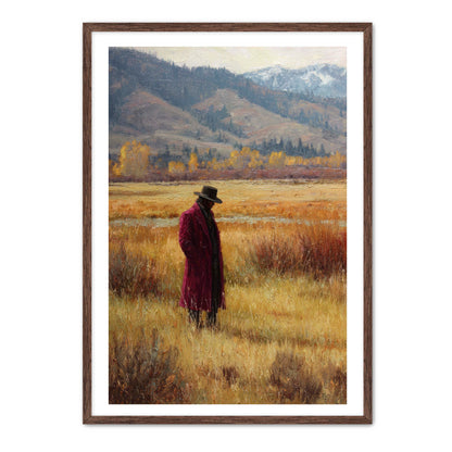 Rich Cowboy in Meadow Wall Art
