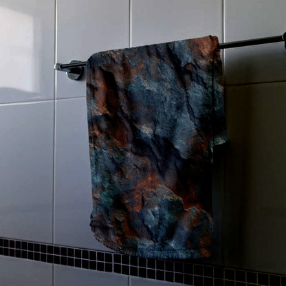 Rocky Texture Pattern Hand Towel