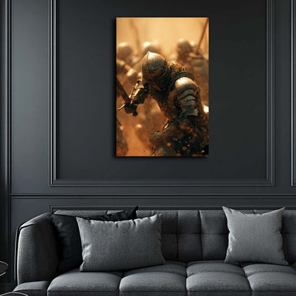 Running Knight Wall Art