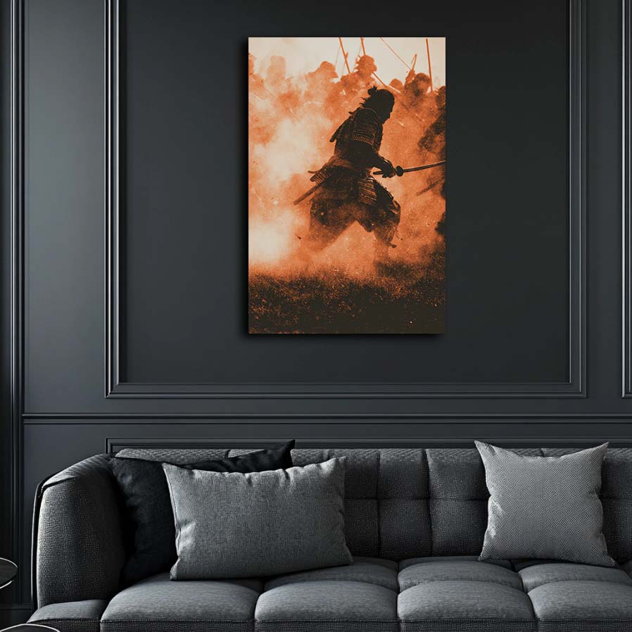 Running Samurai Wall Art