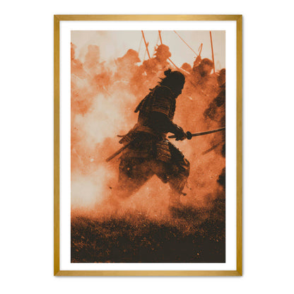 Running Samurai Wall Art