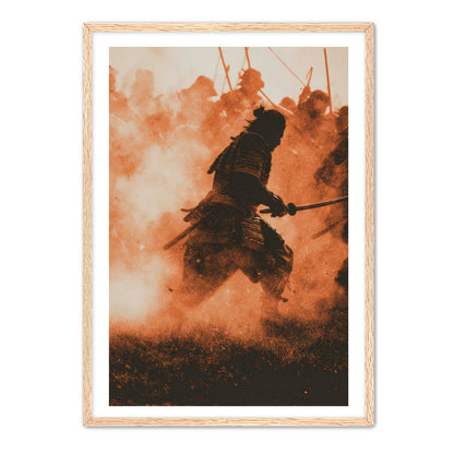 Running Samurai Wall Art