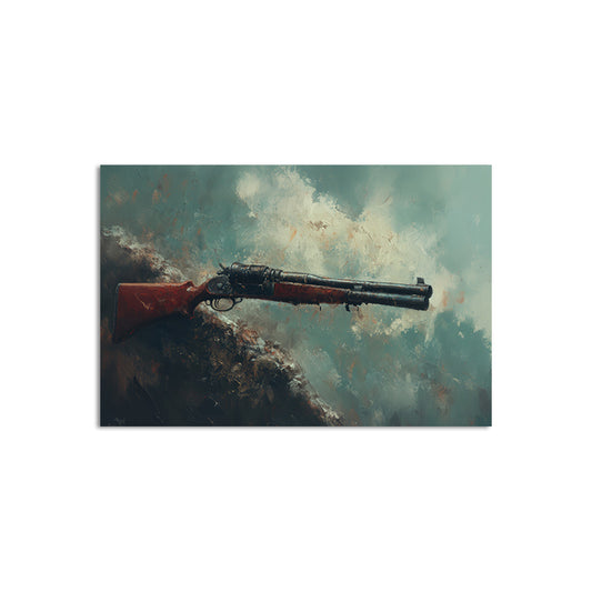 Rustic Shotgun  Wall Art