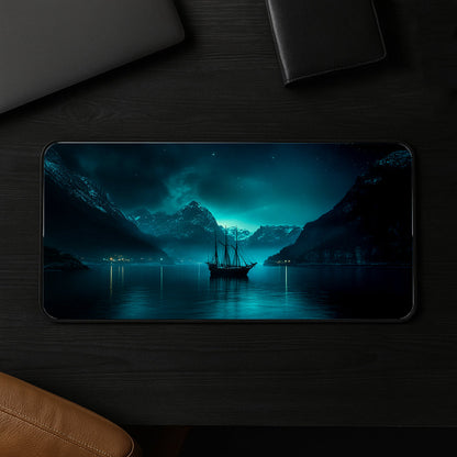 Sailing Under Stars Desk Mat