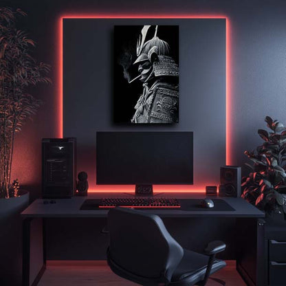 Samurai Smoking Wall Art