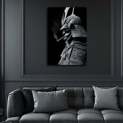 Samurai Smoking Wall Art