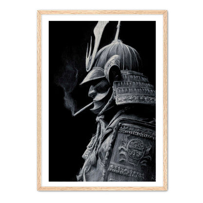 Samurai Smoking Wall Art