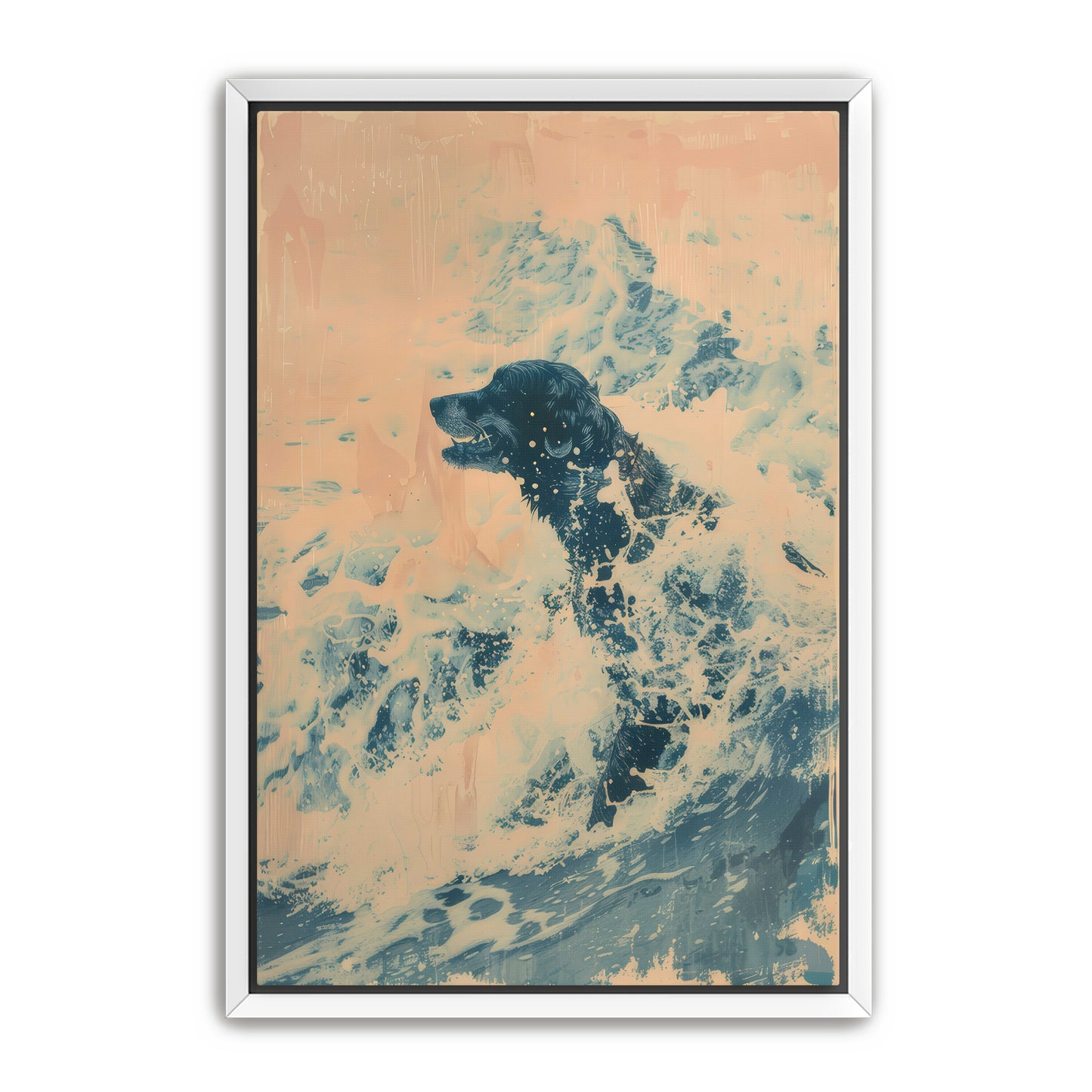 Sea Foam and Wags  Wall Art