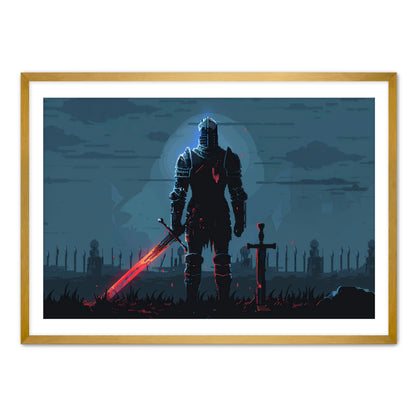 Shadow Knight  Wall Art