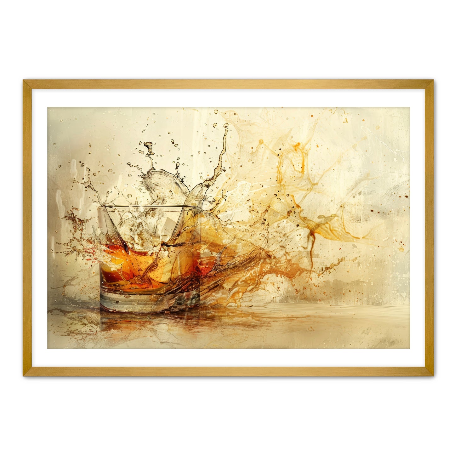 Shatter and Sip  Wall Art