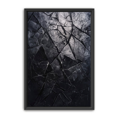 Shattered Black  Wall Art