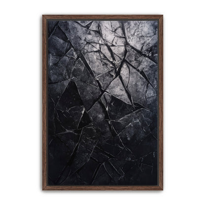 Shattered Black  Wall Art