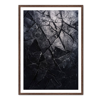 Shattered Black  Wall Art